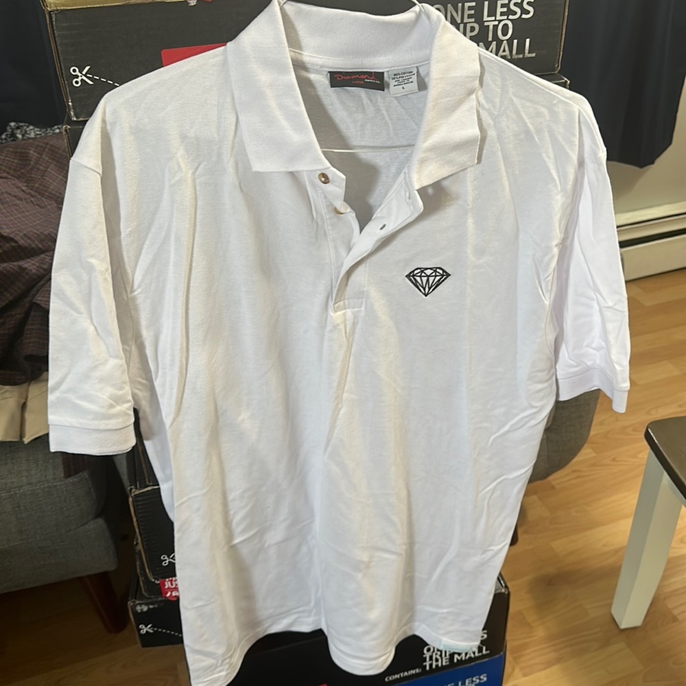 Brand new large white polo